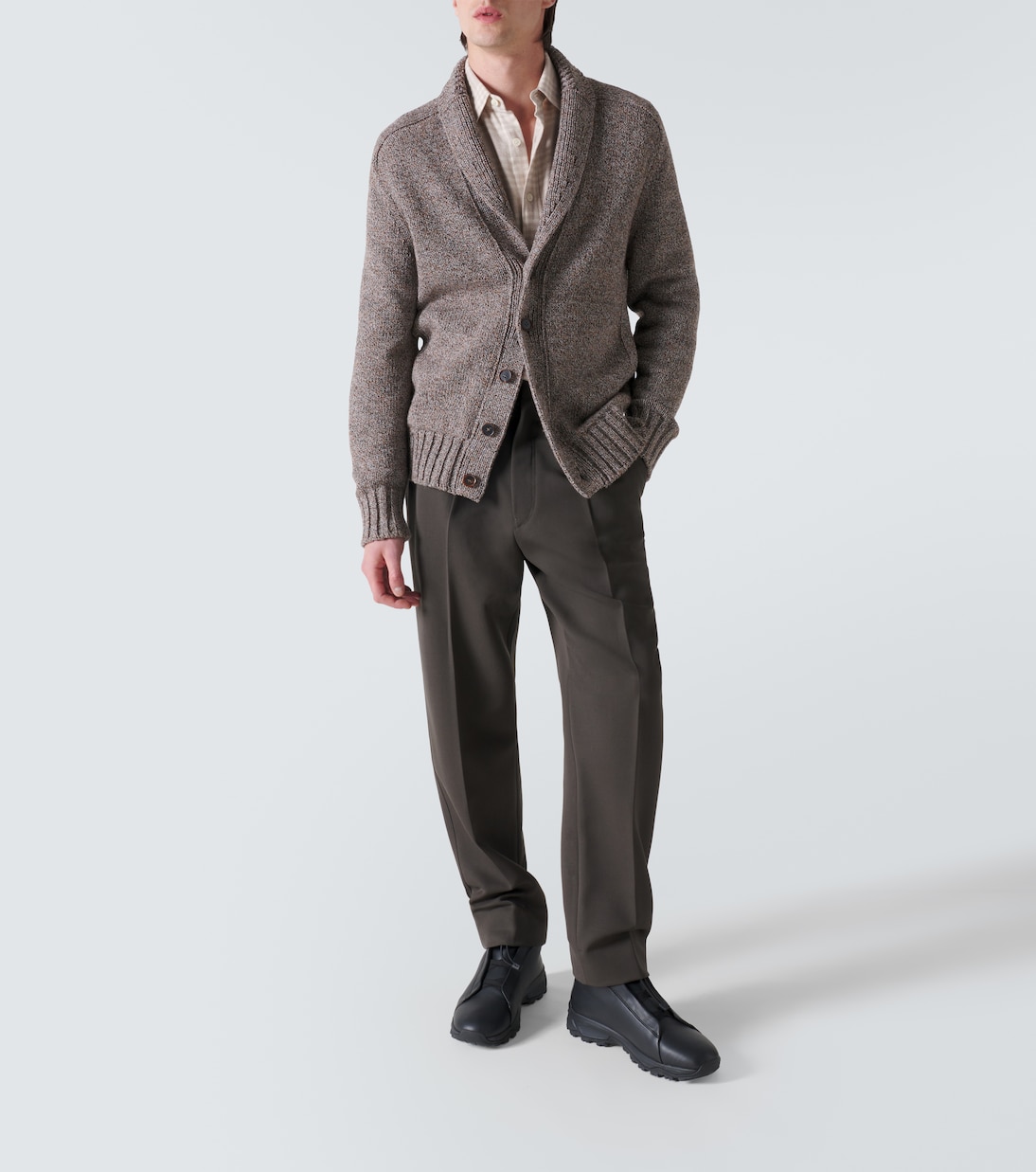 Checked cotton flannel shirt | Zegna