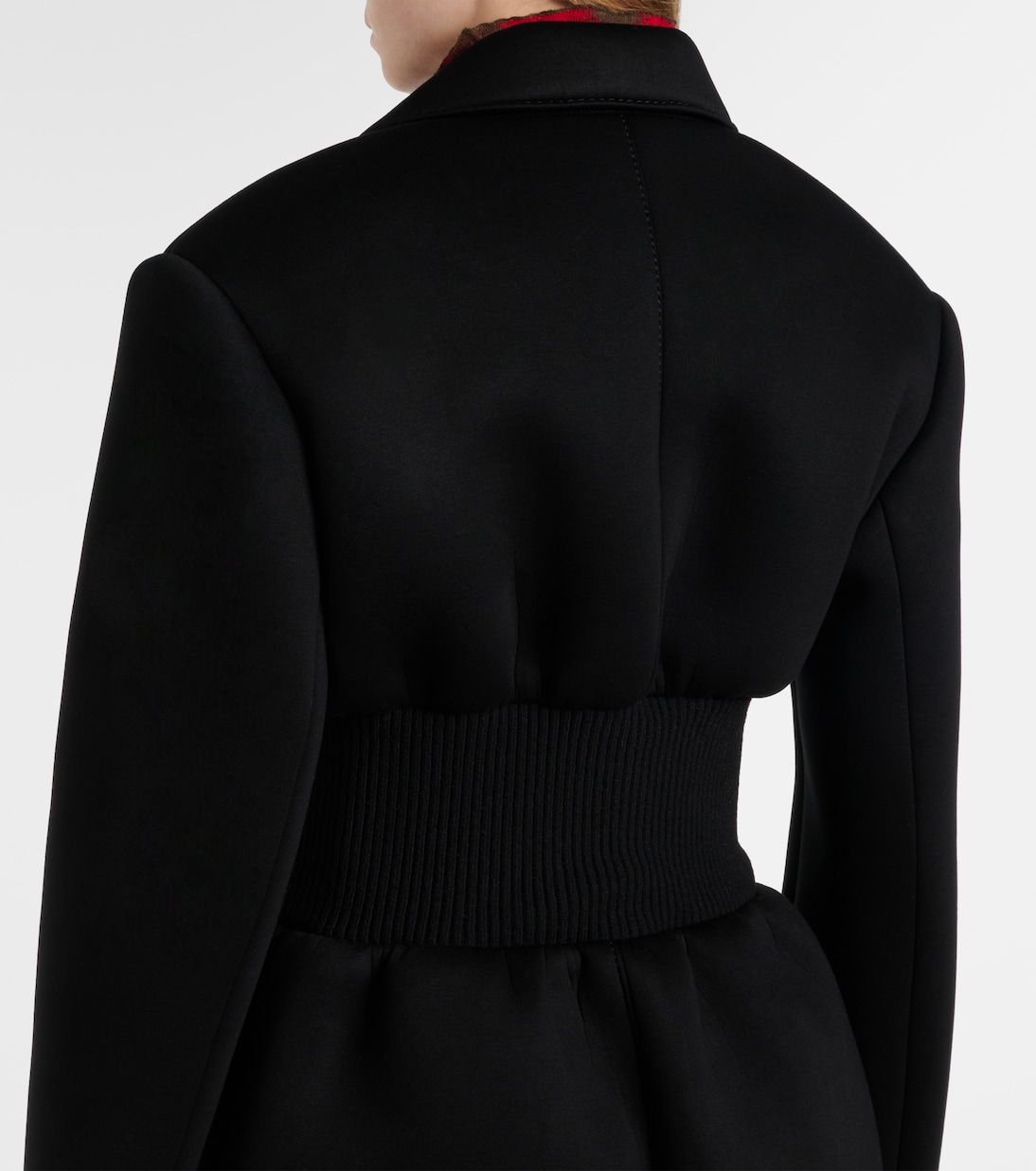 Abrigo Bonded de botonadura simple | Wardrobe.NYC