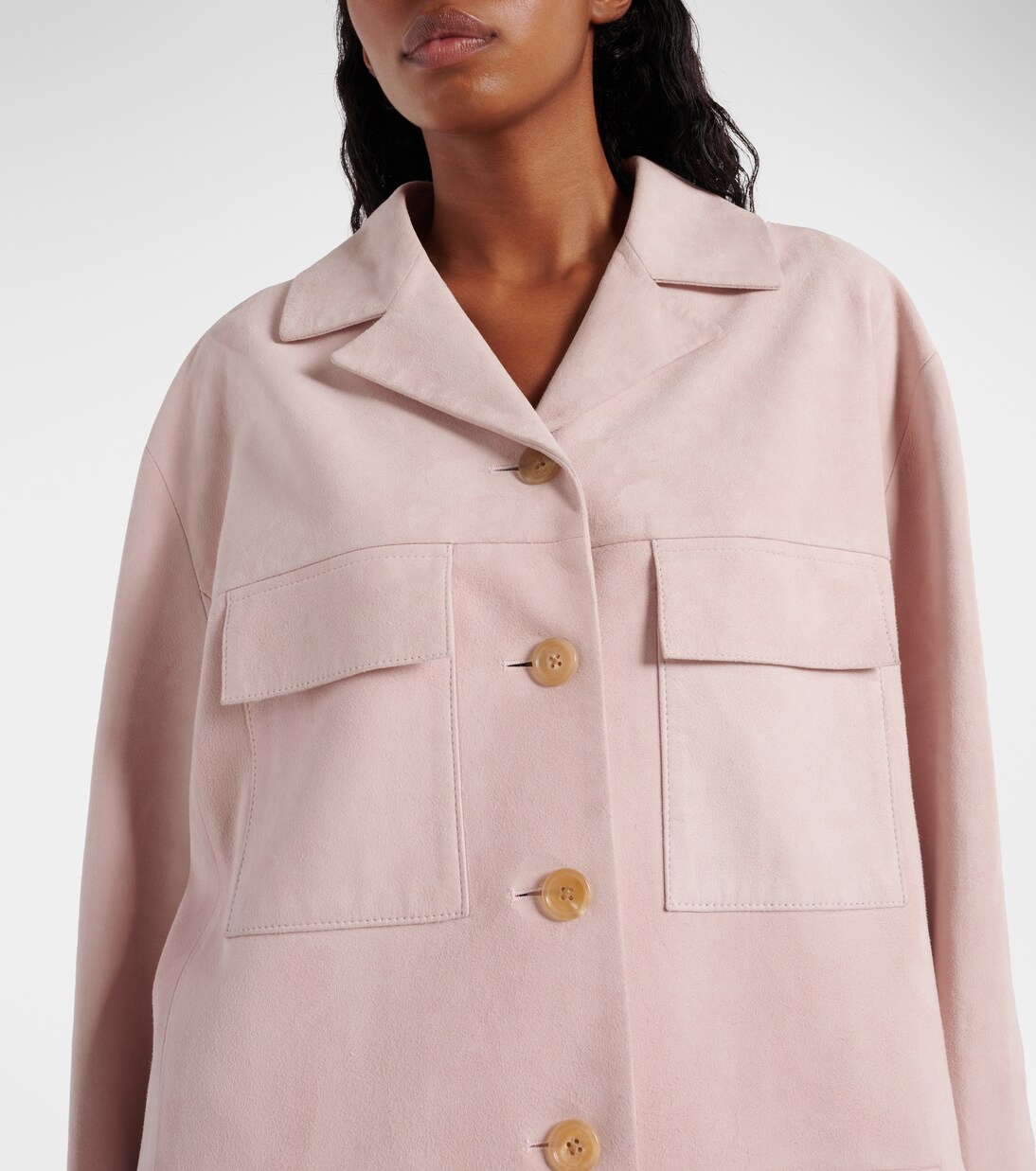 Chaqueta Morsson de ante | Khaite