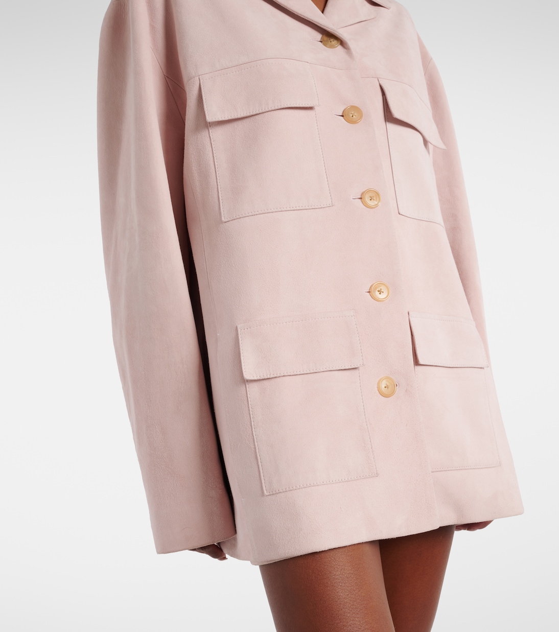 Chaqueta Morsson de ante | Khaite