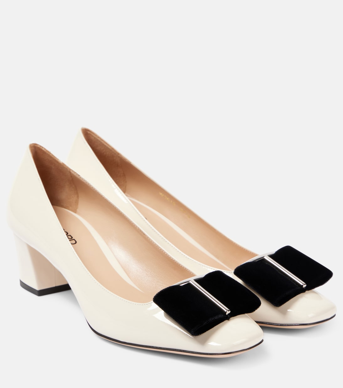 Audrey 55 bow-detail patent leather pumps | Tom Ford