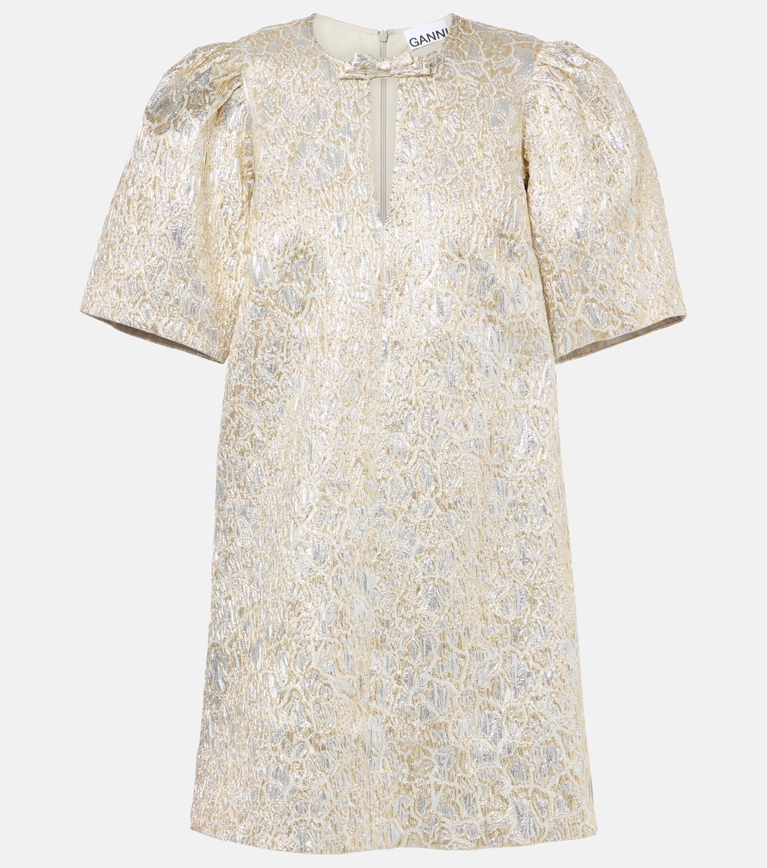 Minikleid aus Brokat | Ganni