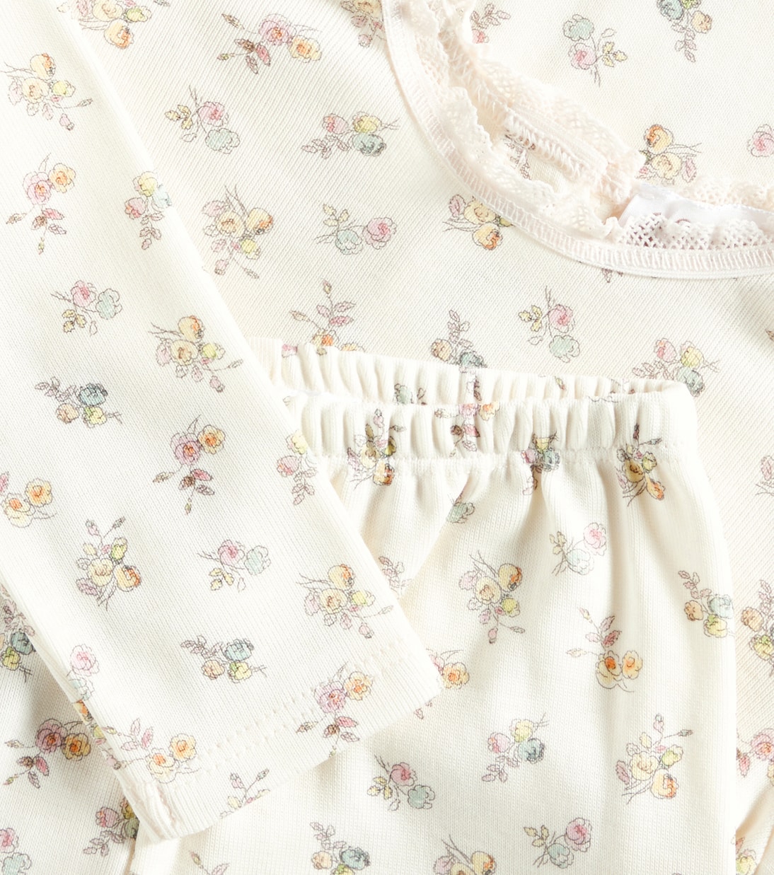 Baby - Pigiama Genna in cotone a fiori | Bonpoint