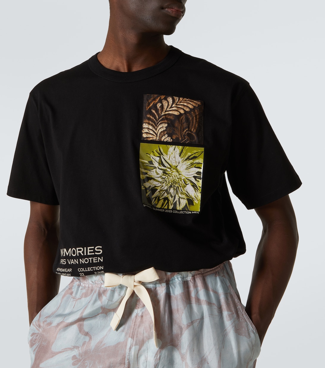 Printed cotton jersey T-shirt | Dries Van Noten