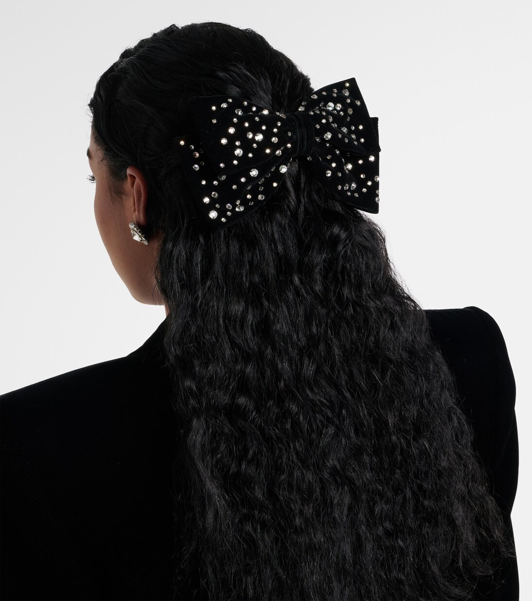 Pasador para el pelo Loren de terciopelo | Jennifer Behr