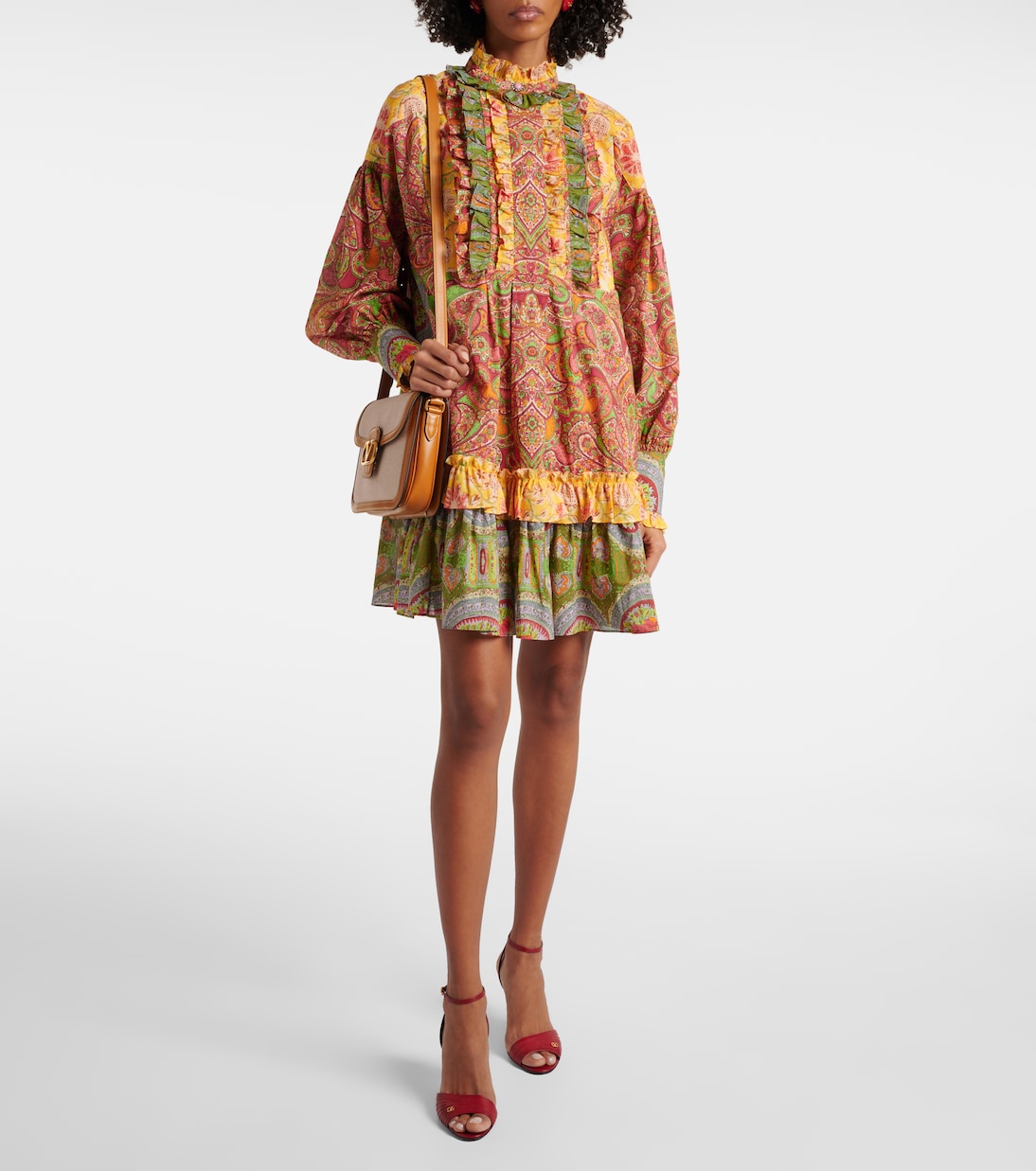 Voyage Imaginaire cotton minidress | Valentino