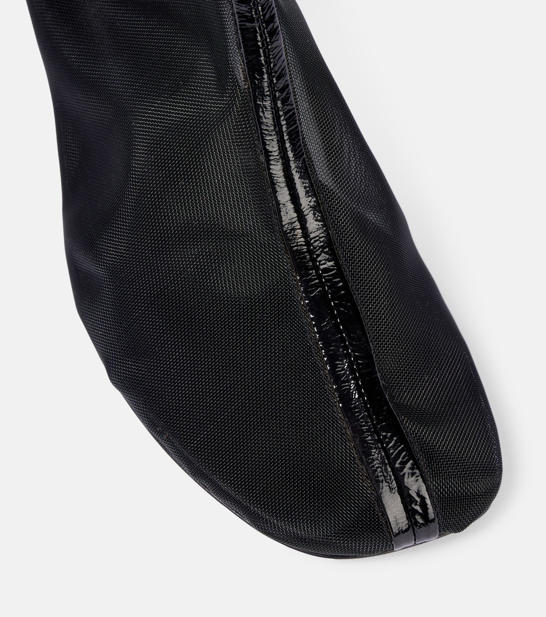 Stiefel Vapour aus Mesh mit Leder | Christopher Esber