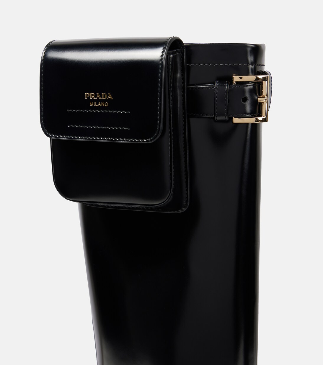 Botas altas Equal de charol | Prada