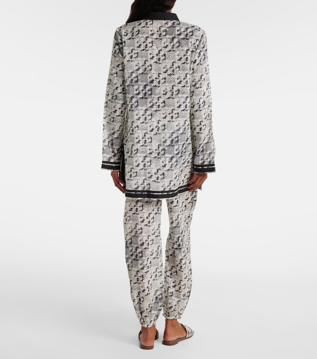 Bedruckte Palazzo-Hose aus Seide und Baumwolle | Tory Burch