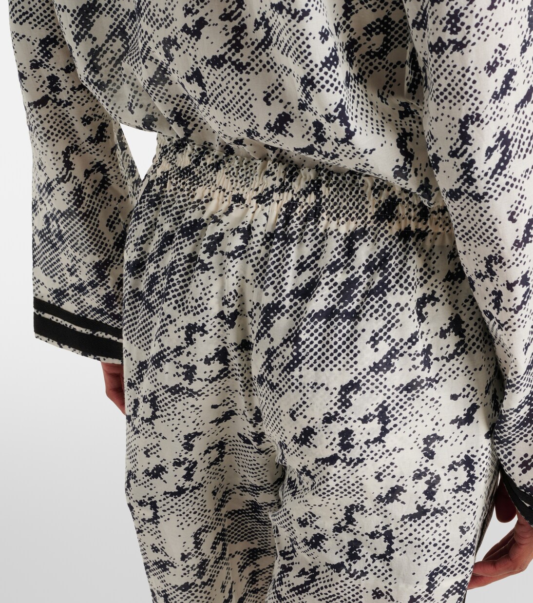 Bedruckte Palazzo-Hose aus Seide und Baumwolle | Tory Burch