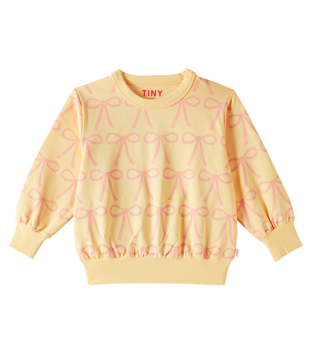 Felpa Bows in jersey di misto cotone | Tinycottons