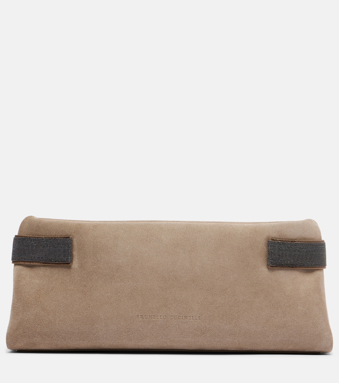 Essence Small suede clutch | Brunello Cucinelli