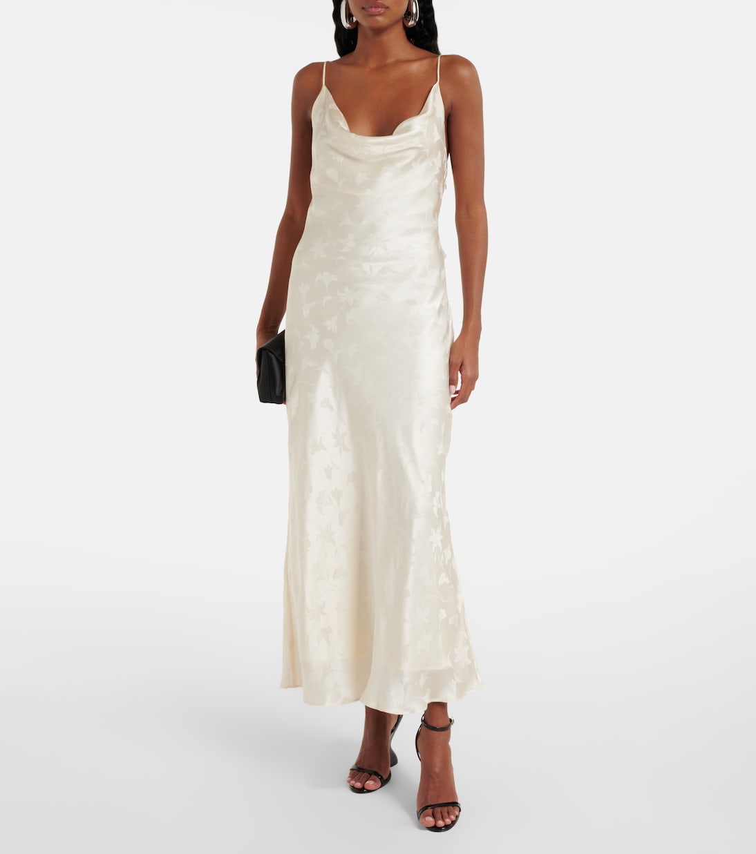 Bridal Maxikleid aus Jacquard | Rotate