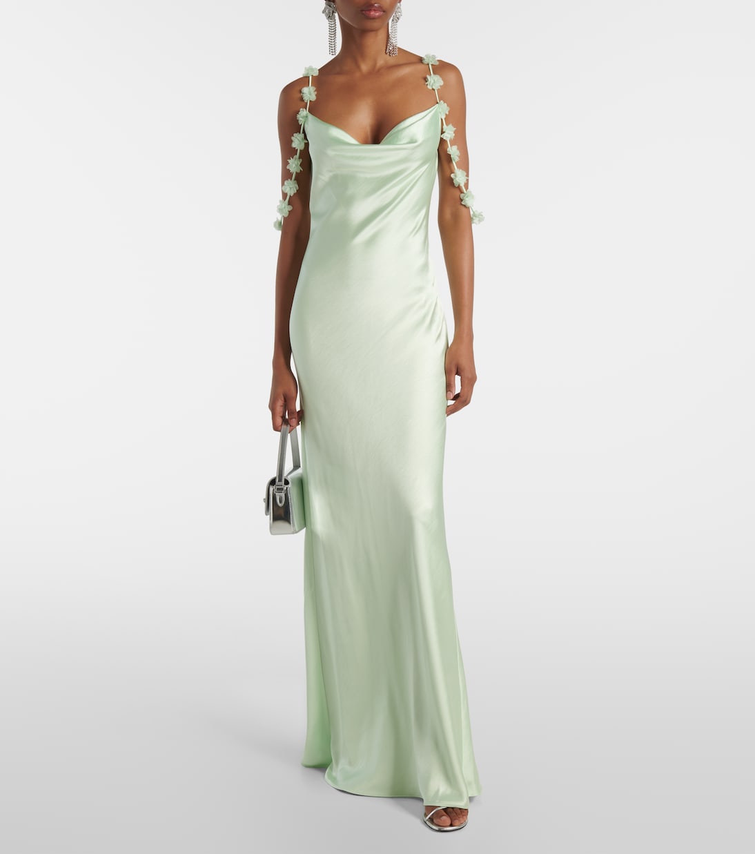 Robe aus Satin | Self-Portrait