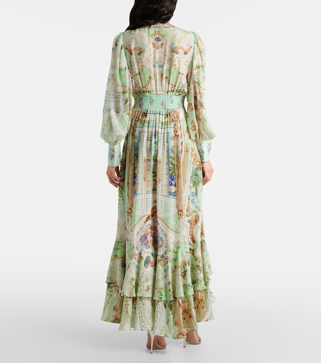 Crystal-embellished silk maxi dress | Camilla