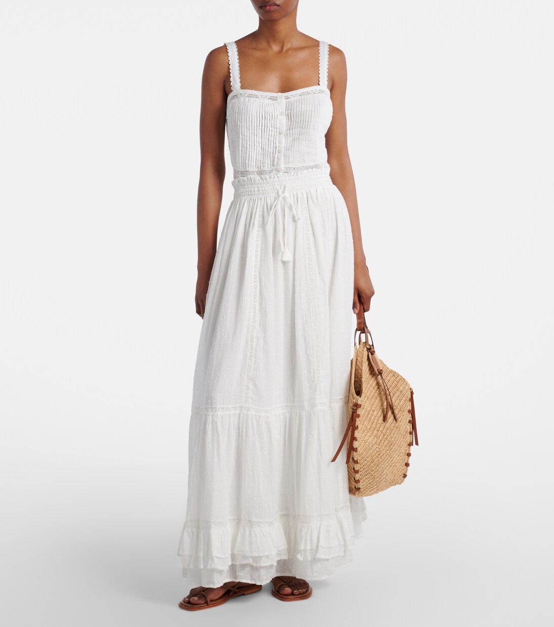 Maxirock Clara aus Baumwolle | Poupette St Barth