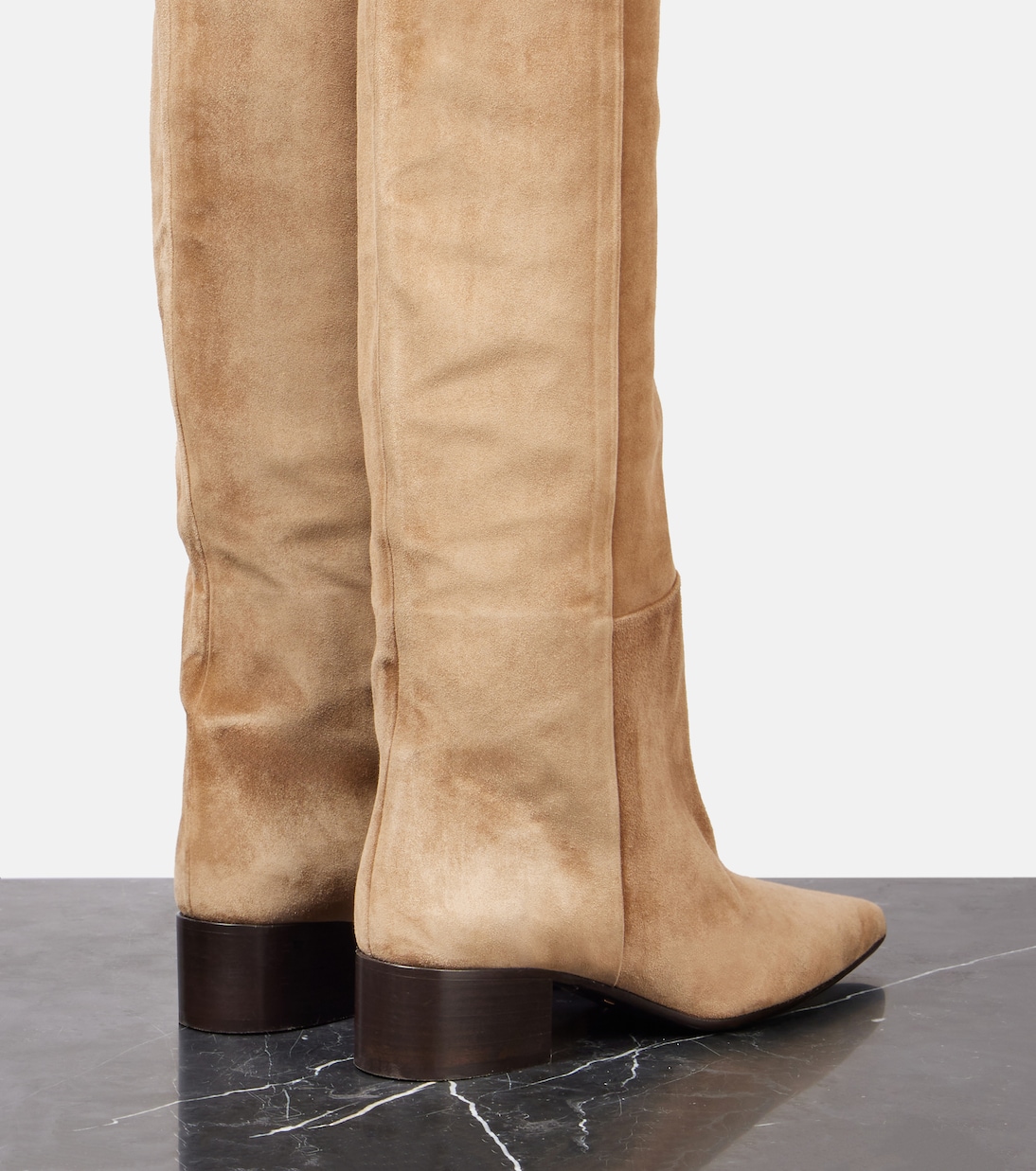 Andee 40 suede over-the-knee boots | Khaite