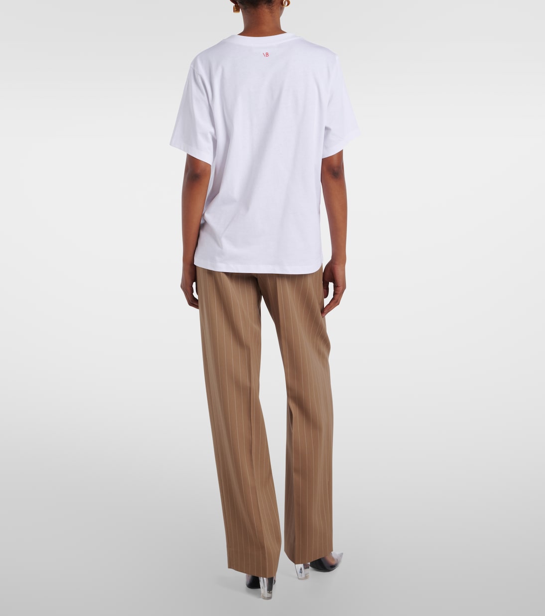 T-Shirt aus Baumwoll-Jersey | Victoria Beckham