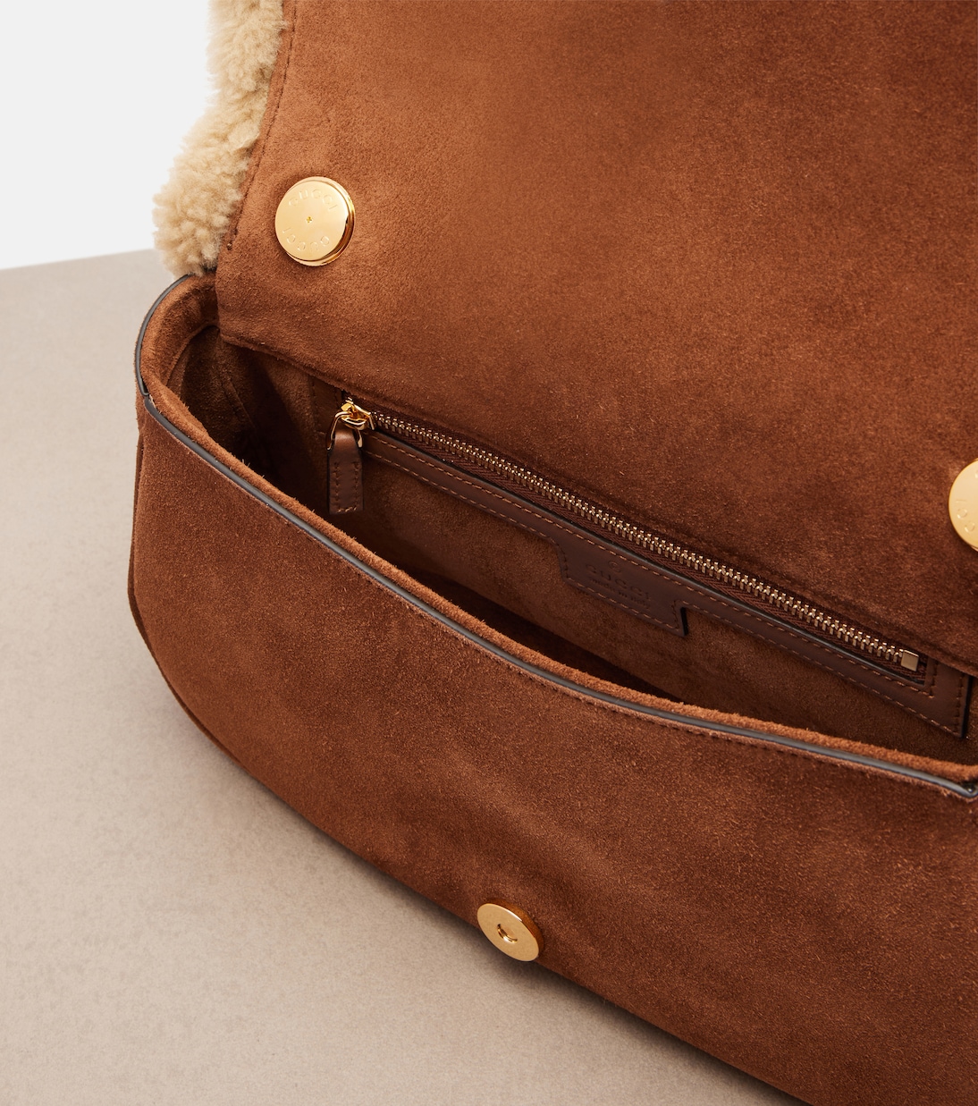 Gucci Blondie Medium suede top-handle bag | Gucci