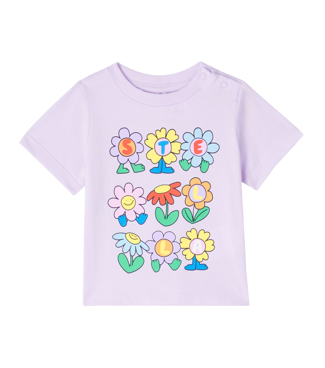 Baby printed cotton jersey T-shirt | Stella McCartney Kids