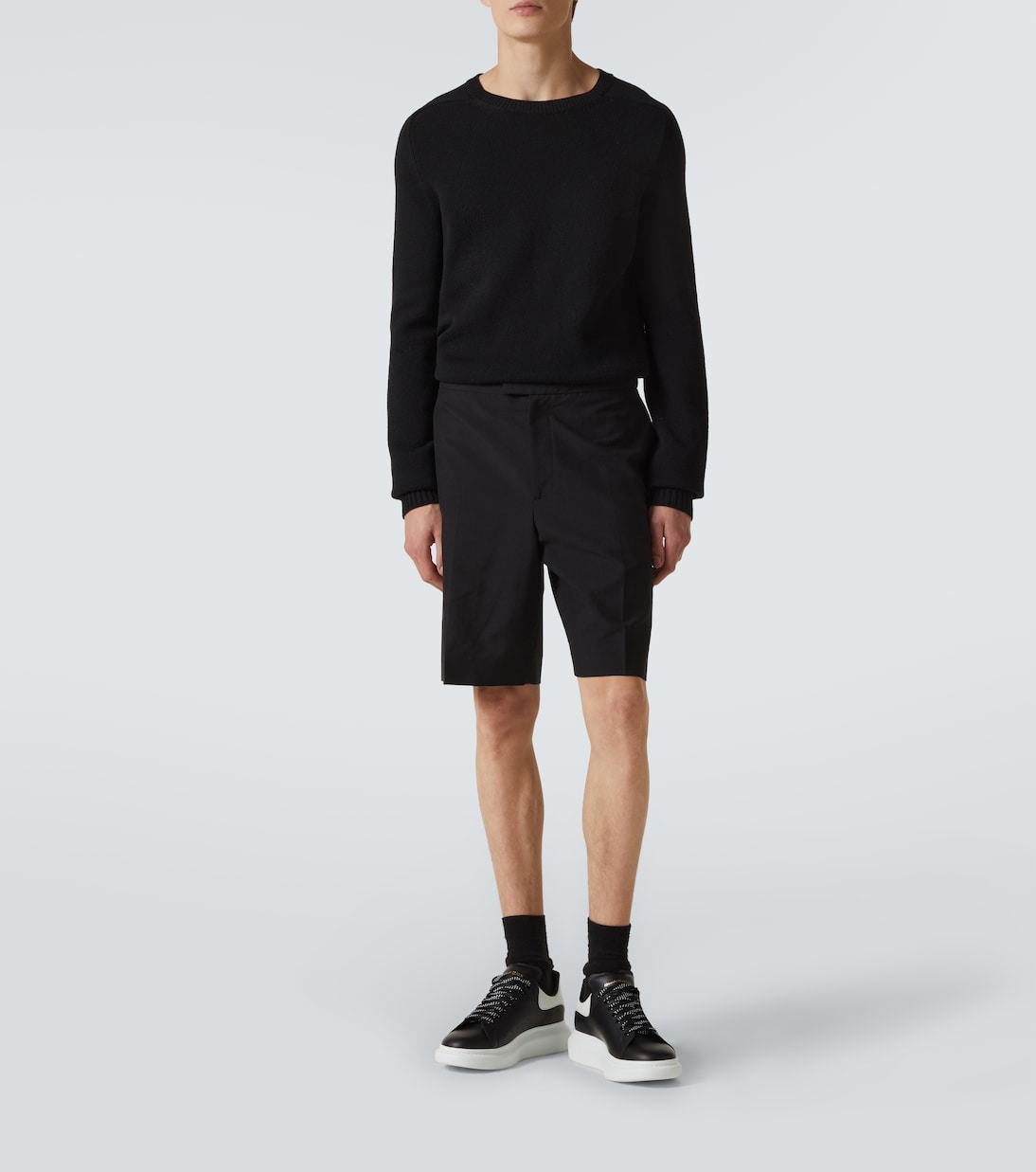 Oversized leather sneakers | McQueen