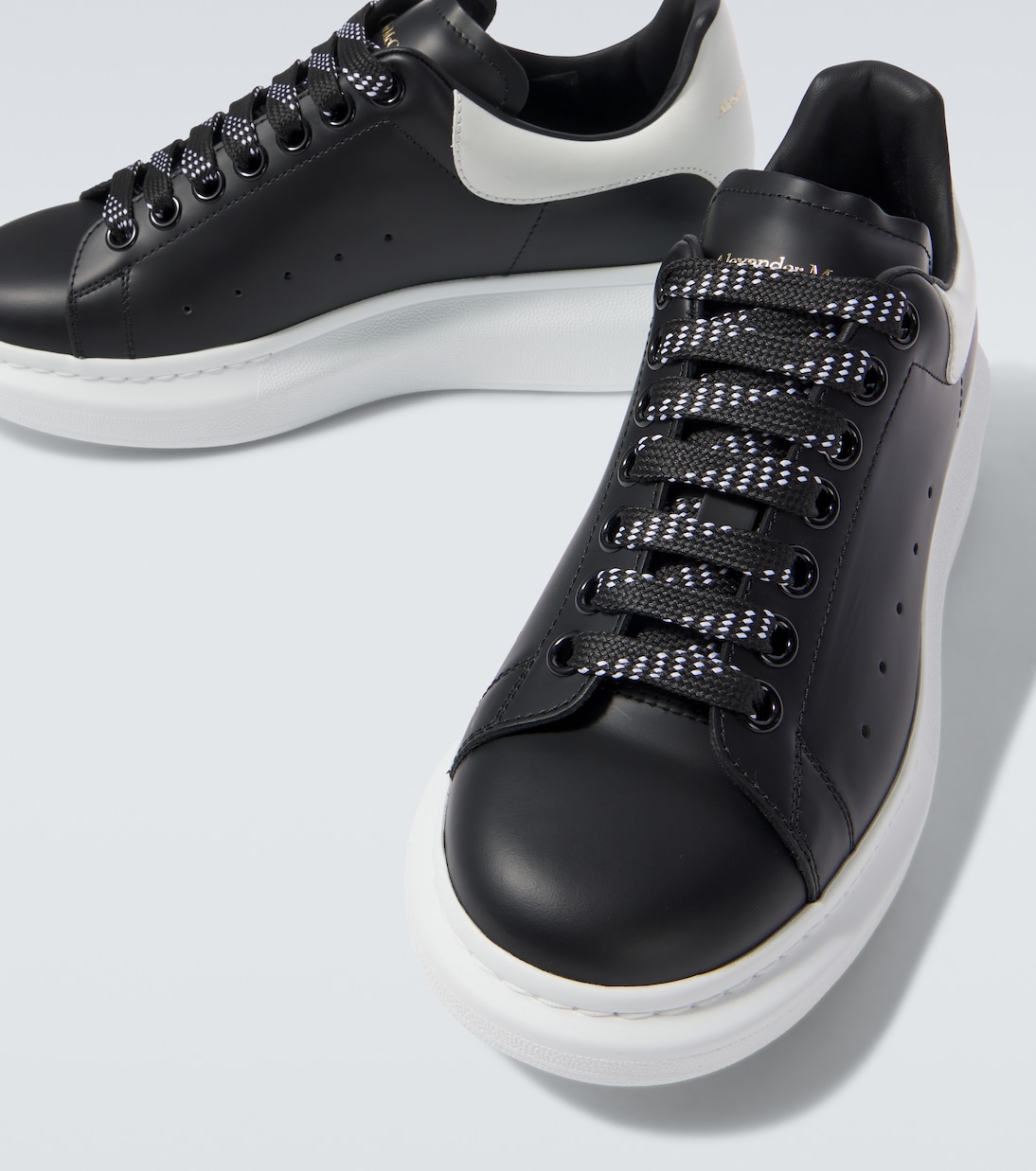 Oversized leather sneakers | McQueen
