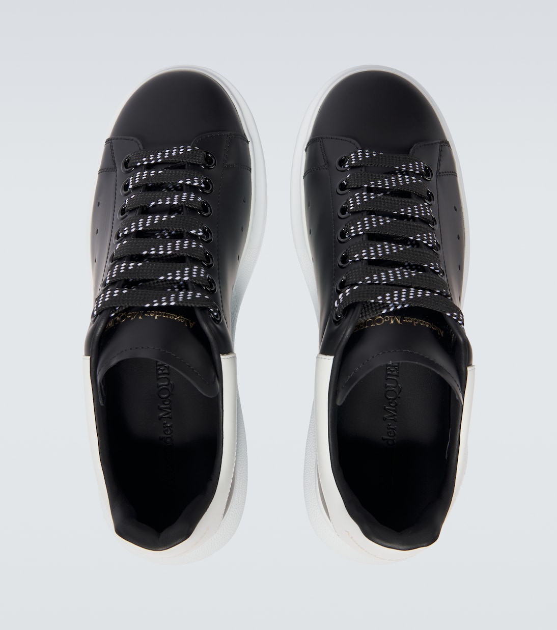 Oversized leather sneakers | McQueen