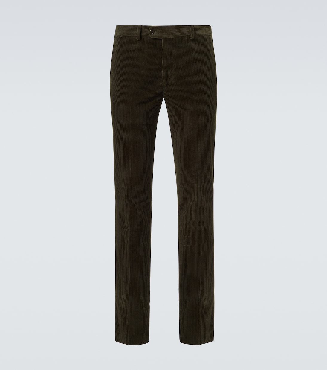 Cotton corduroy straight pants | Rubinacci