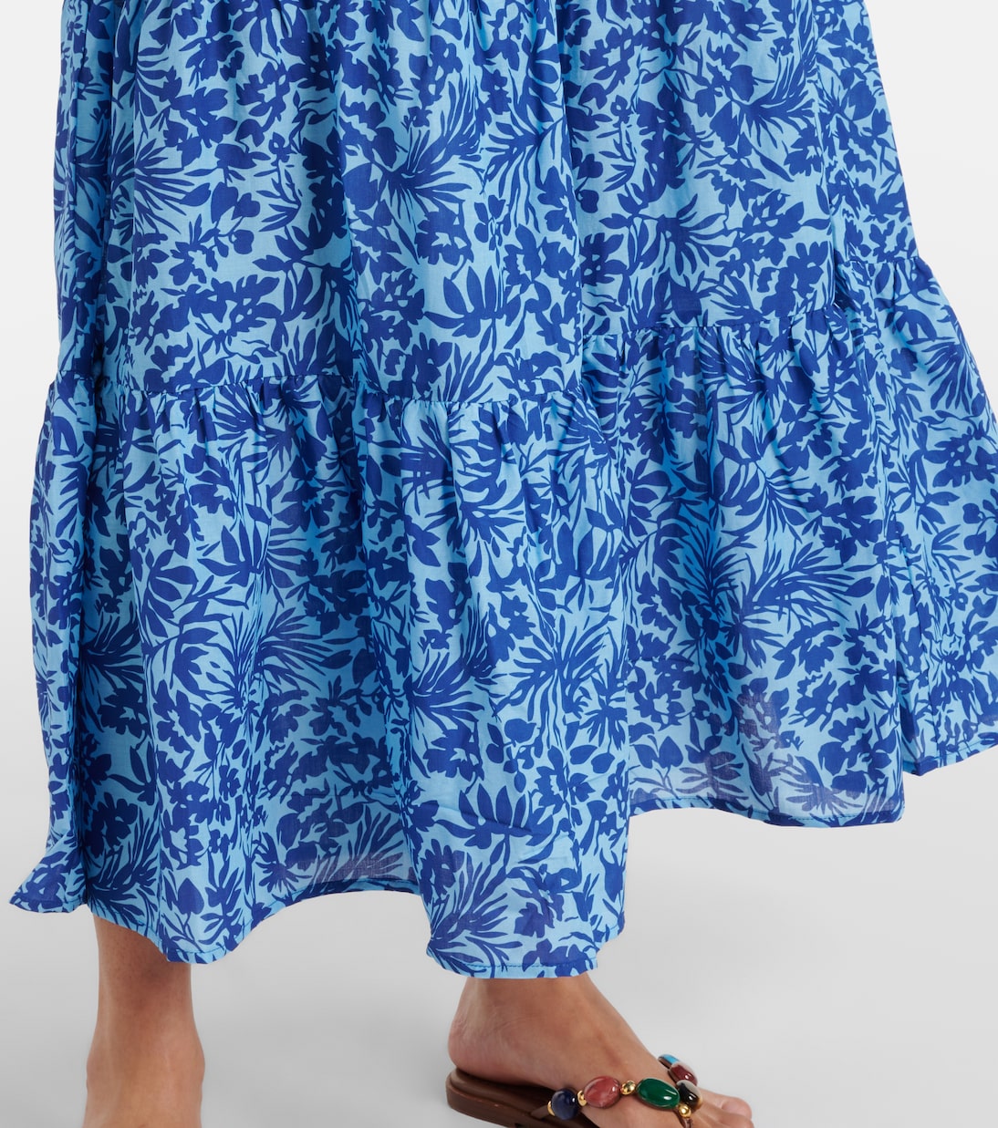 Robe longue La Marquet en coton mélangé | Heidi Klein