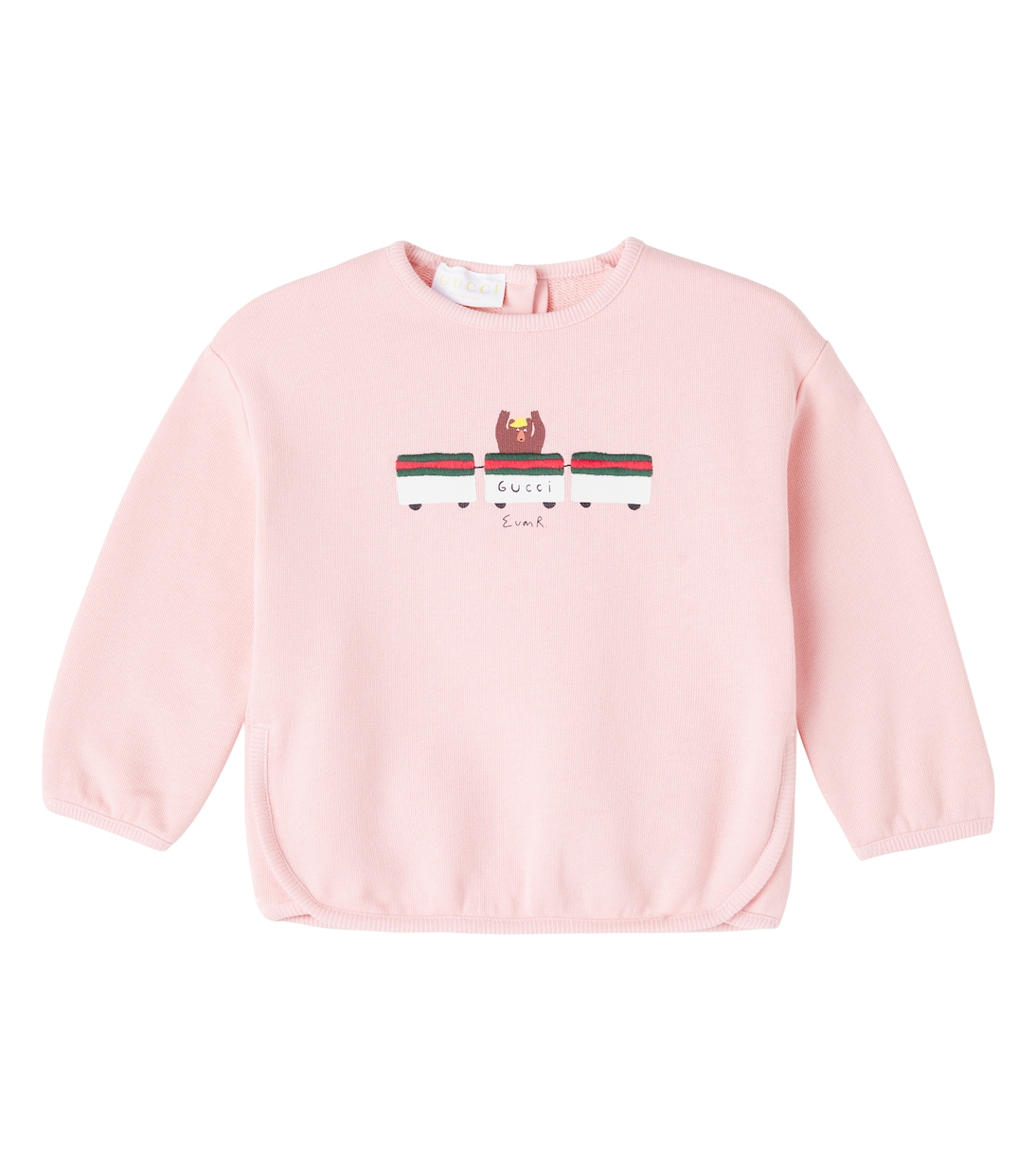 x Euan Roberts Baby cotton fleece sweatshirt | Gucci Kids