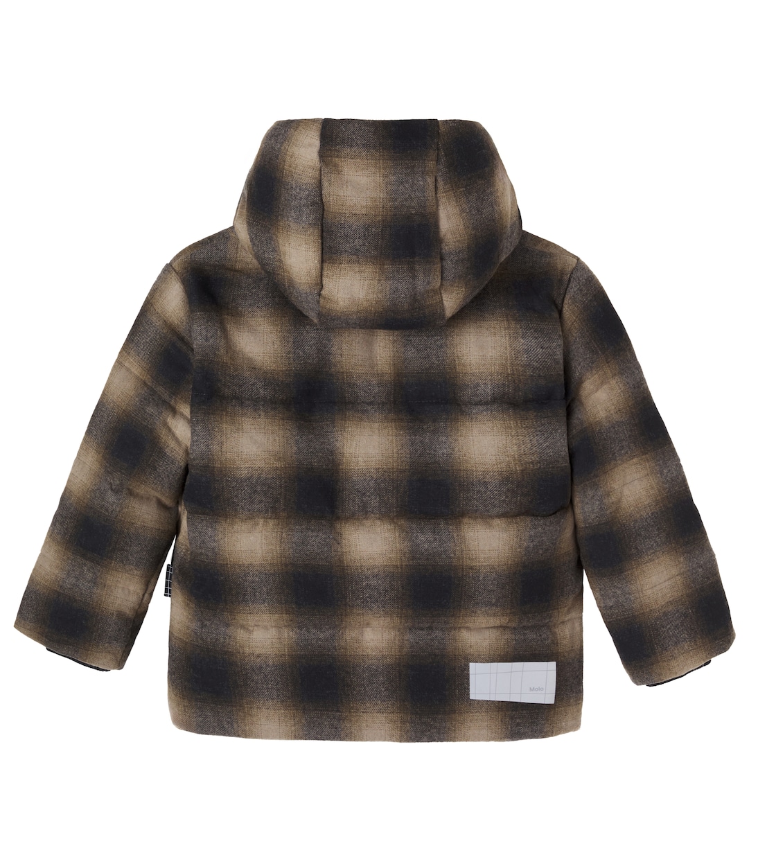 Hilo checked puffer jacket | Molo