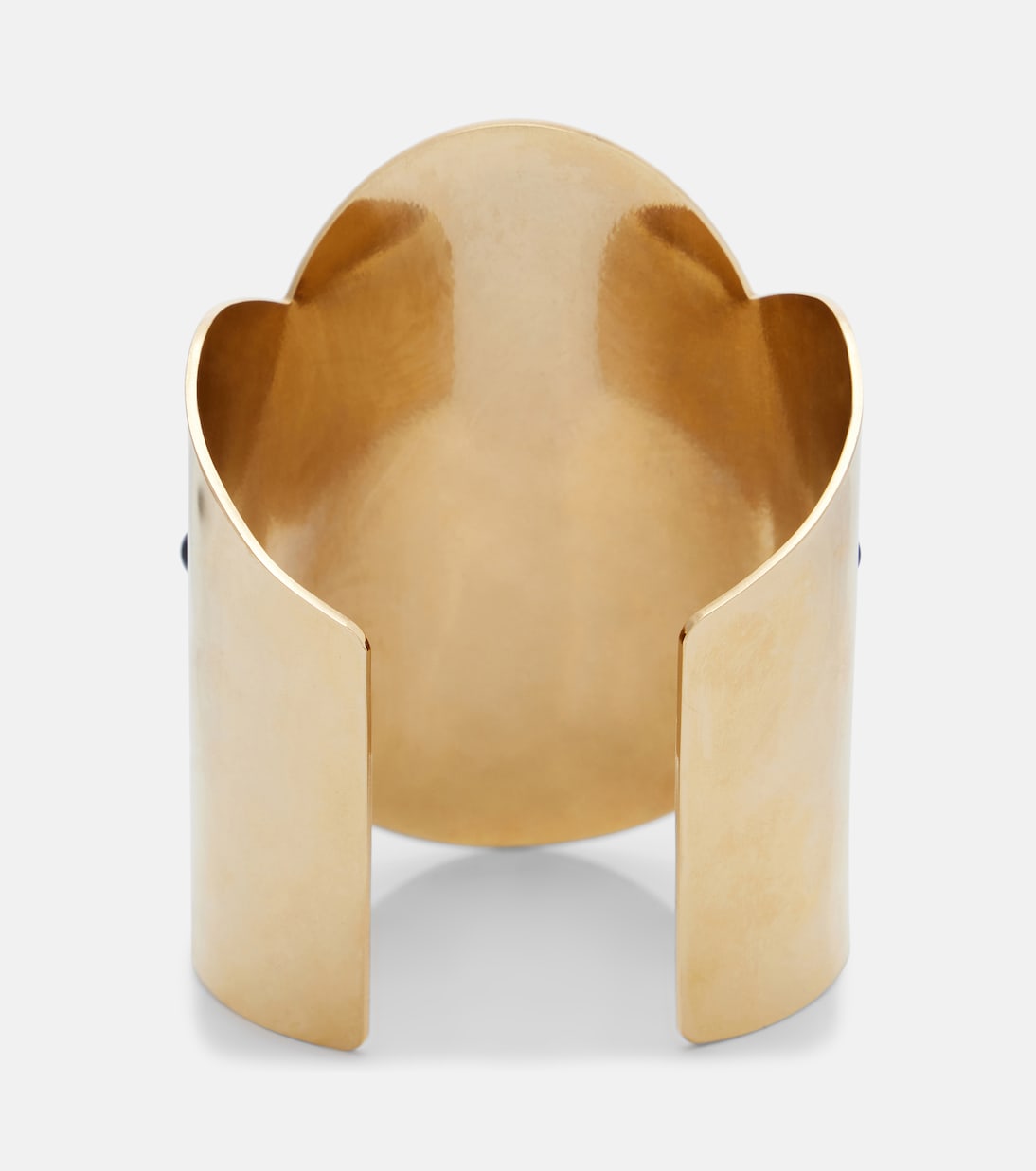 Scarab镀金开口手镯 | La DoubleJ