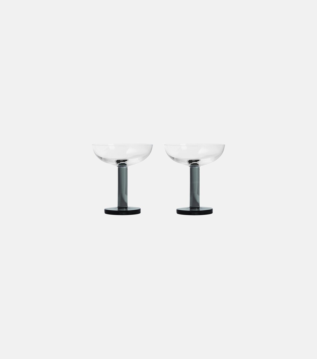 Puck set of 2 coupe glasses | Tom Dixon