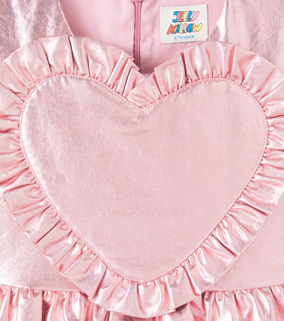 Heart Gleaming cotton dress | Jellymallow