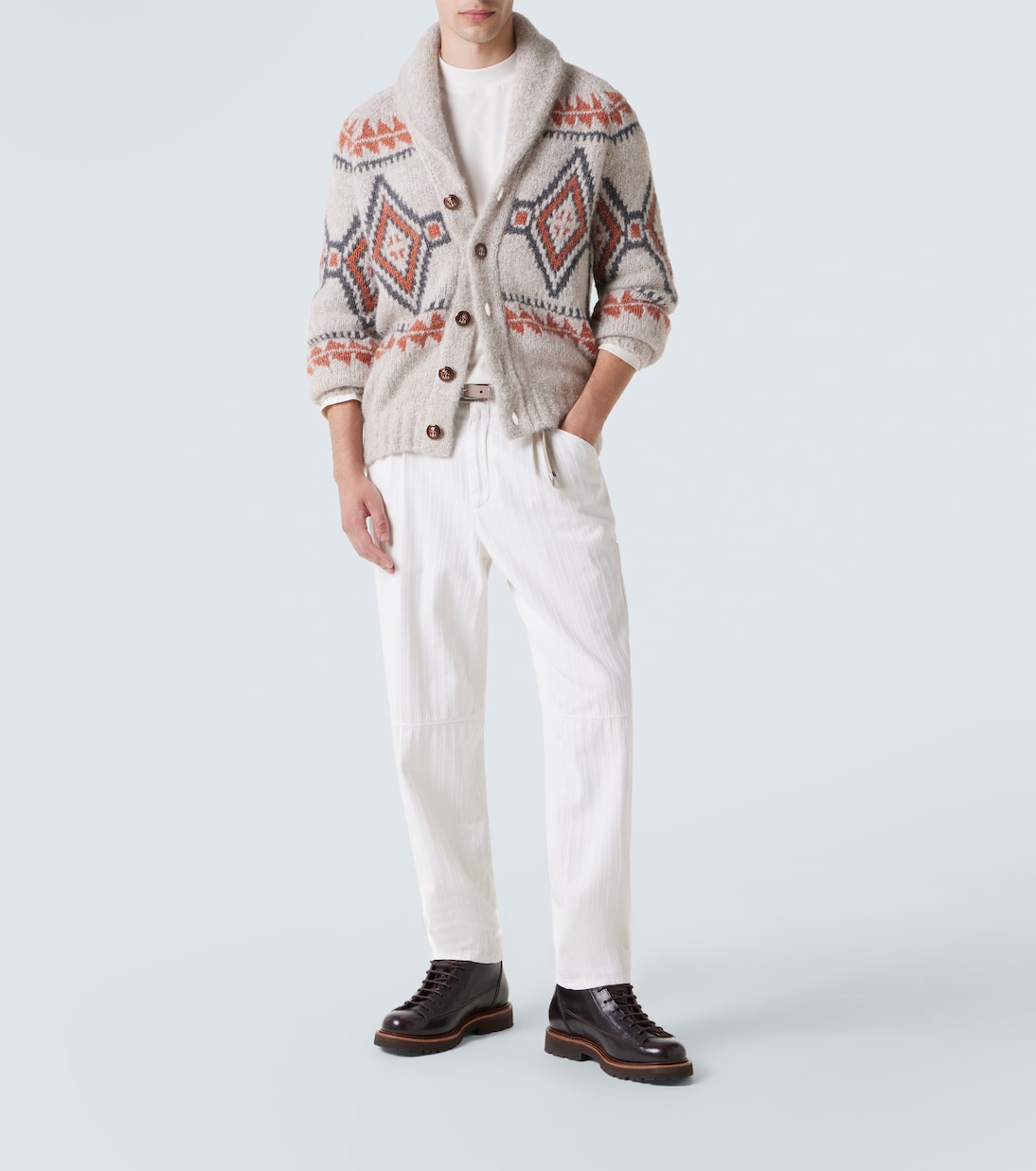 Logo棉质T恤 | Brunello Cucinelli