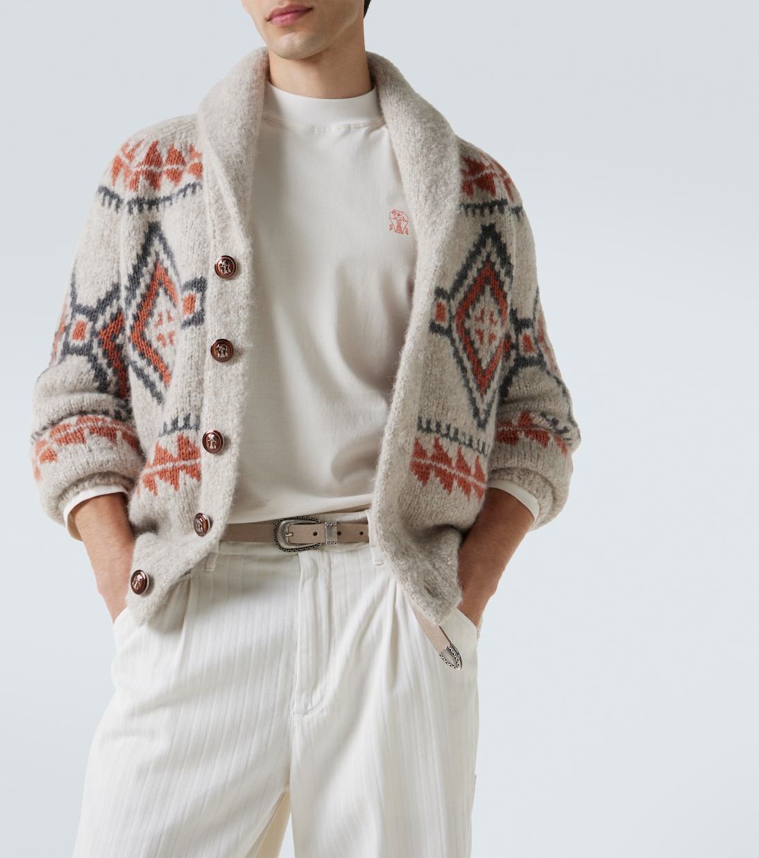 Logo棉质T恤 | Brunello Cucinelli