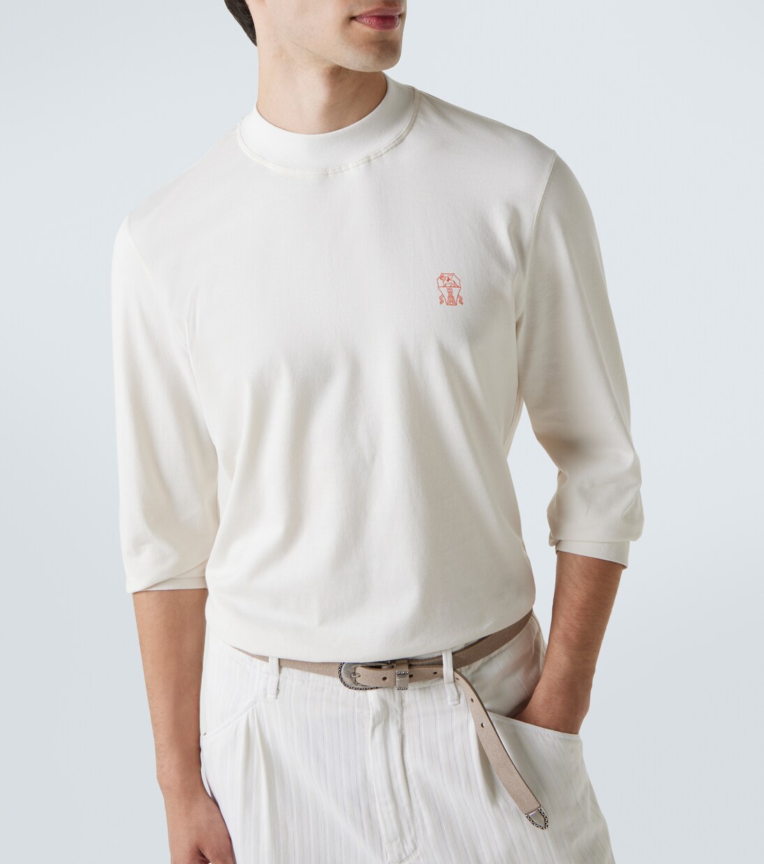 Logo棉质T恤 | Brunello Cucinelli