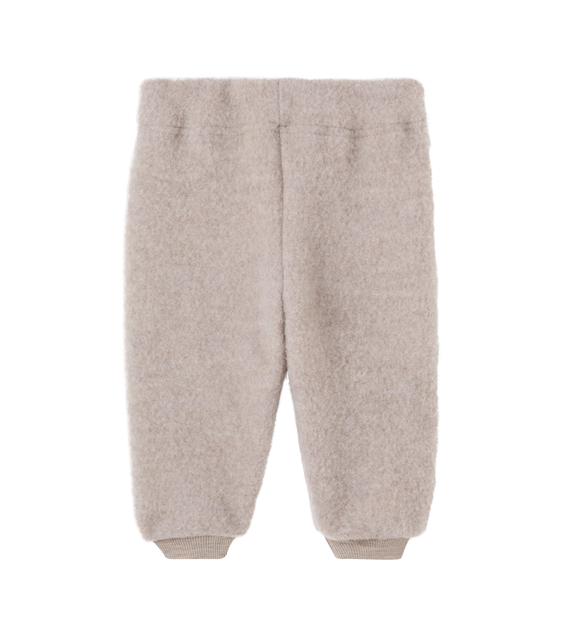 Baby Kinnie wool fleece sweatpants | Wheat