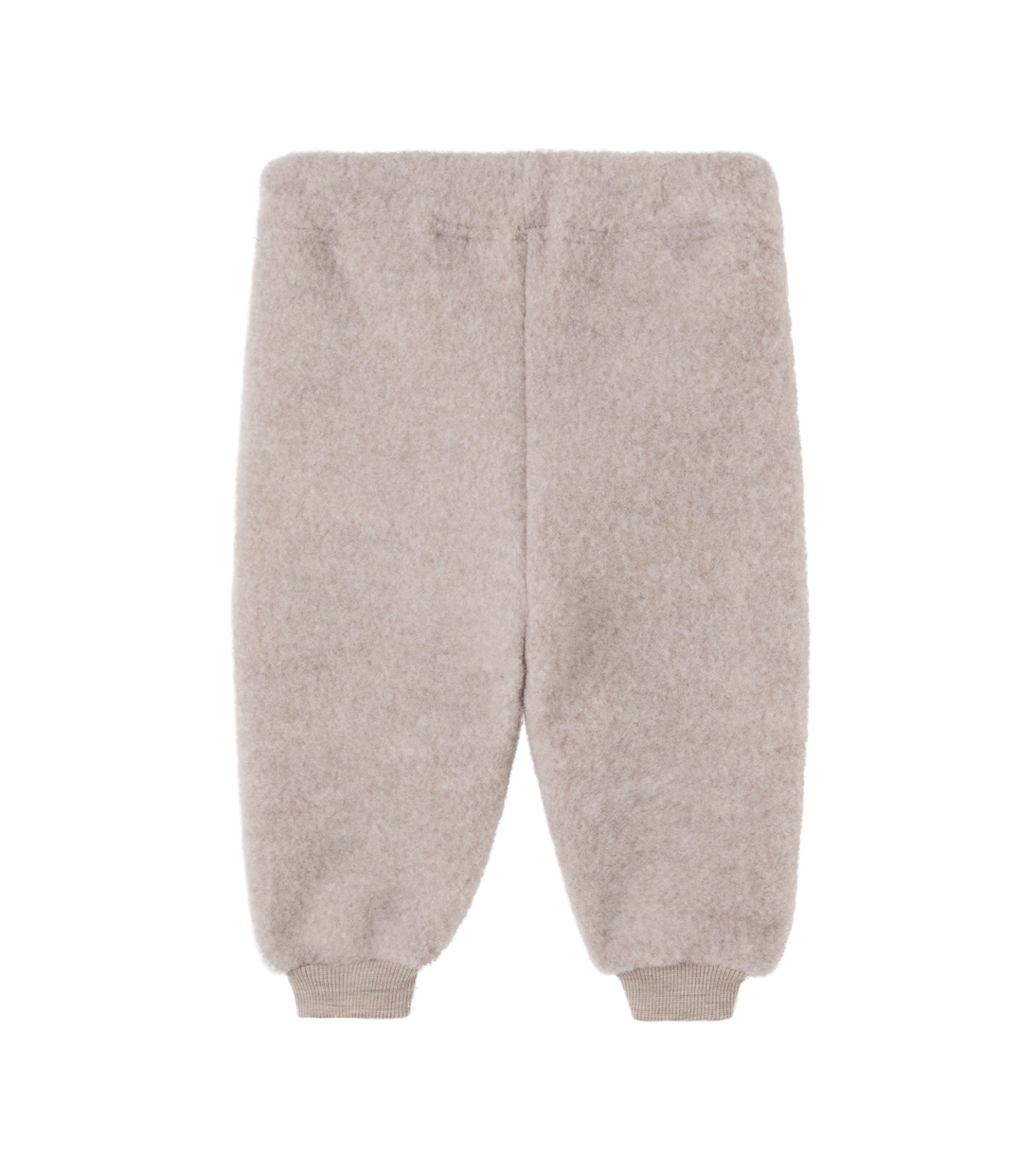 Baby Kinnie wool fleece sweatpants | Wheat