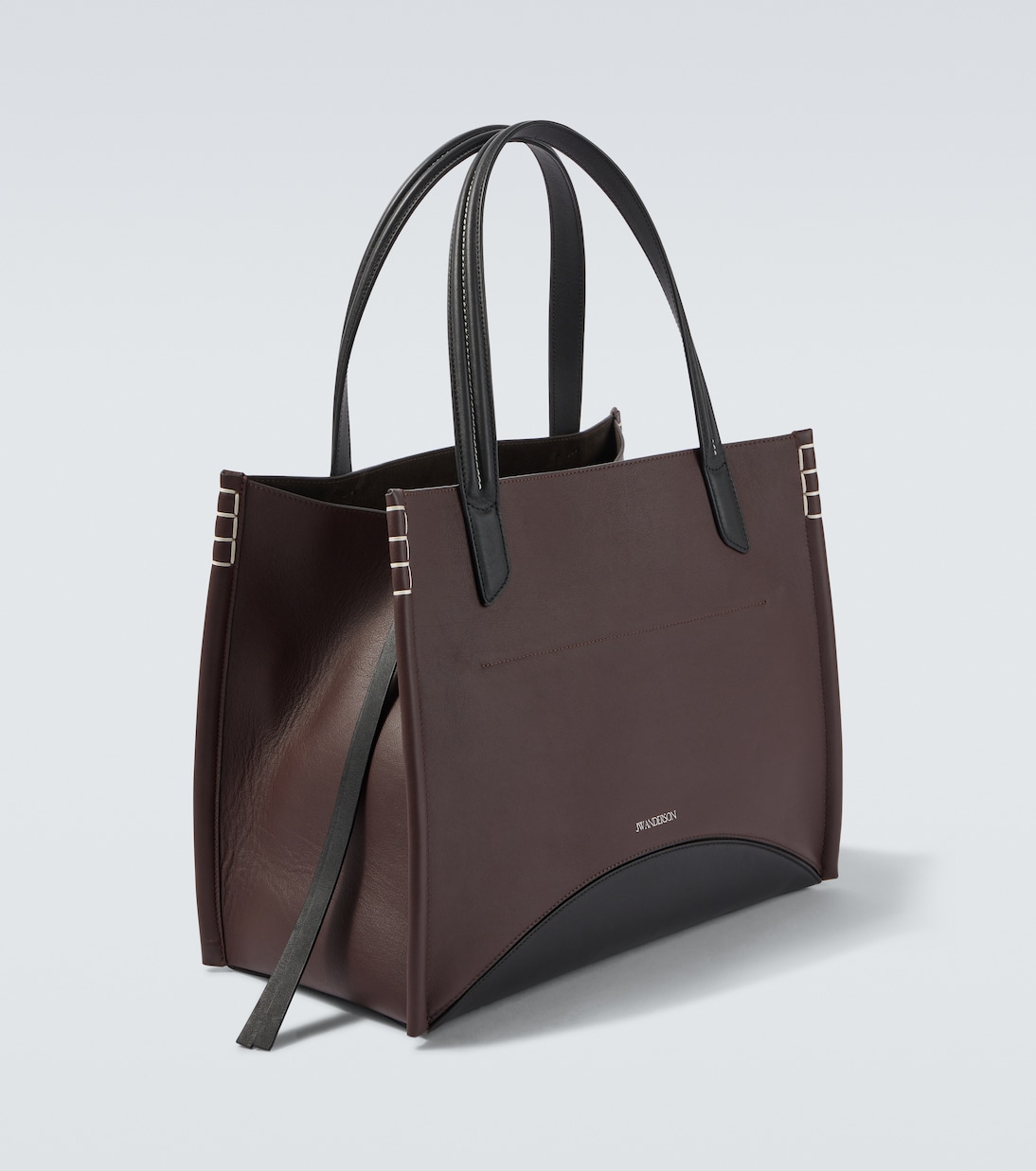 Loafer Cabas leather tote bag | JW Anderson
