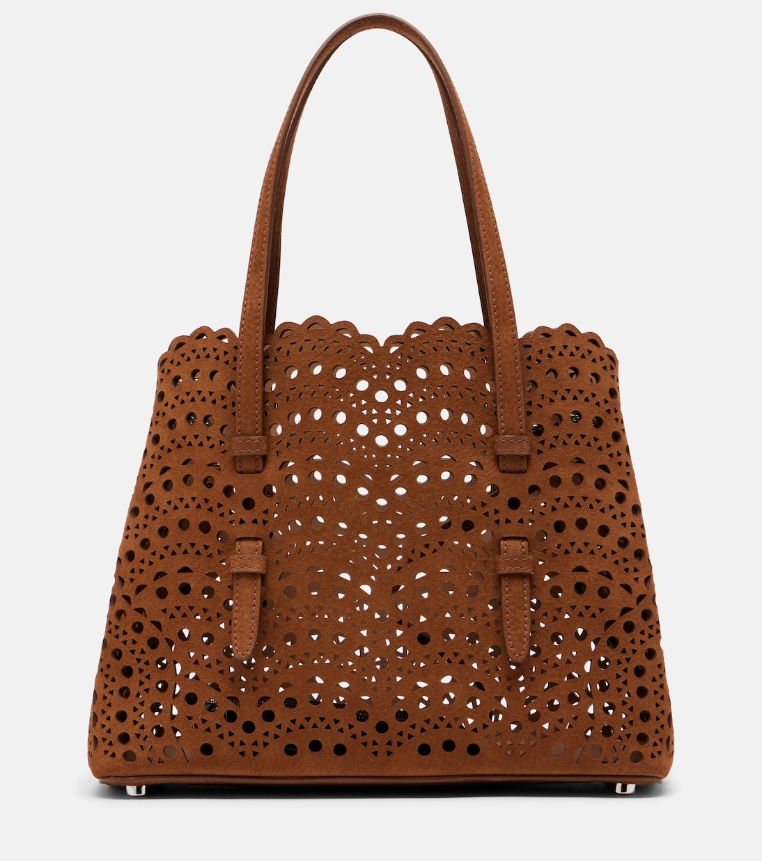 Tote Bag Mina 25 Vienne Wave aus Leder | Alaïa