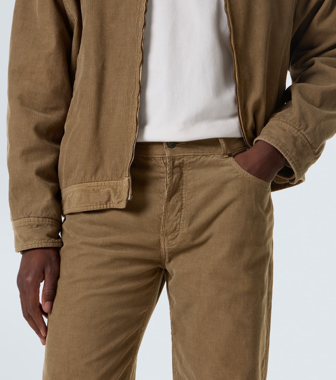 Gerade Hose Rossen aus Baumwoll-Cord | The Row