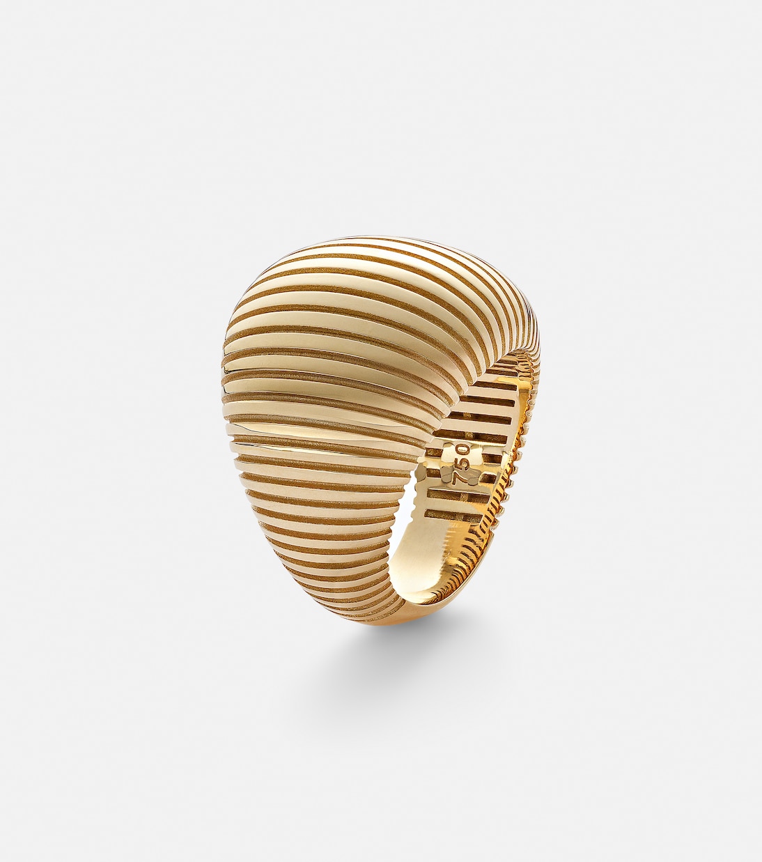 Bague Isla Bombé en or 18 ct | Pamela Zamore