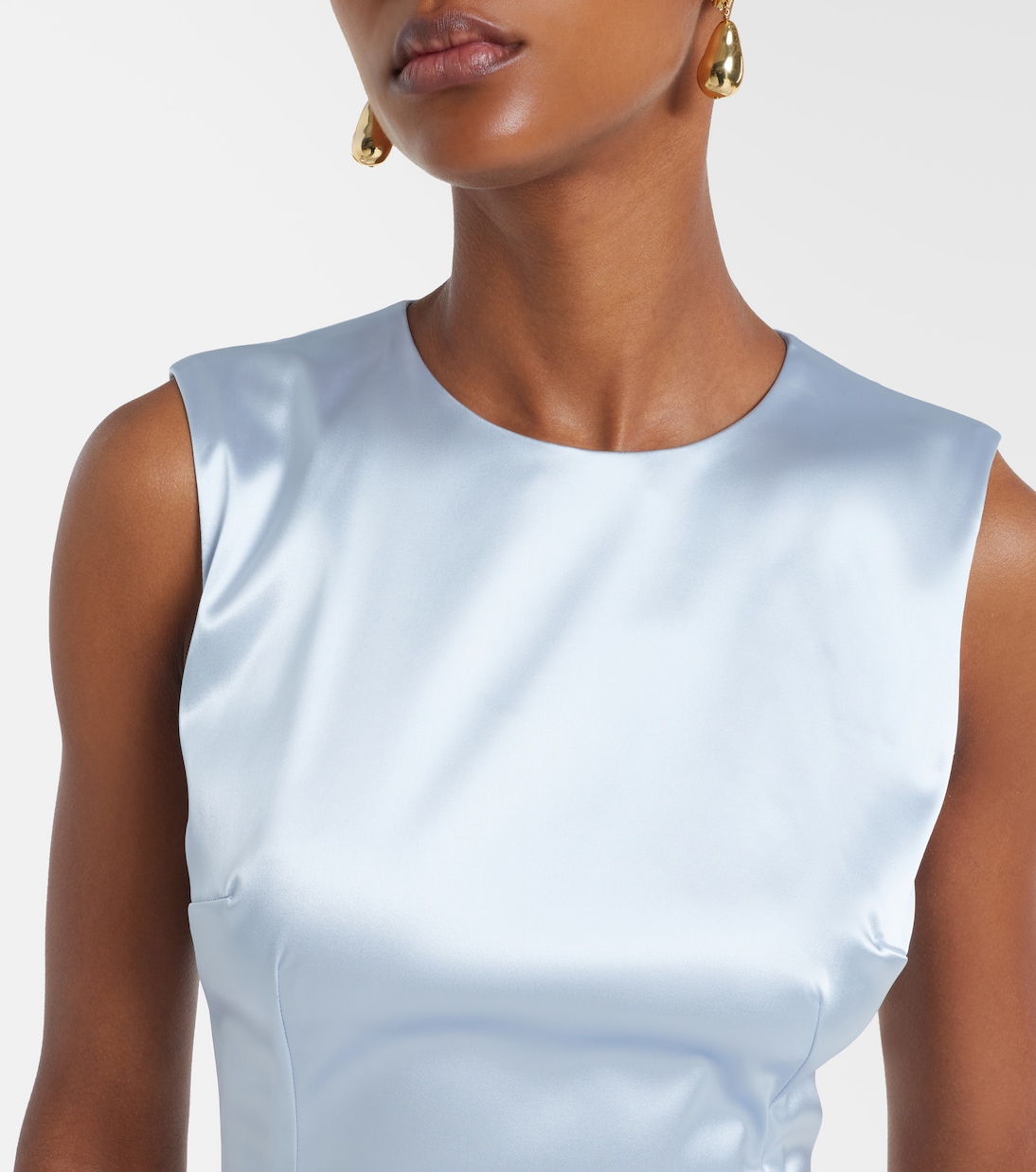 Robe midi en satin | Dolce&Gabbana