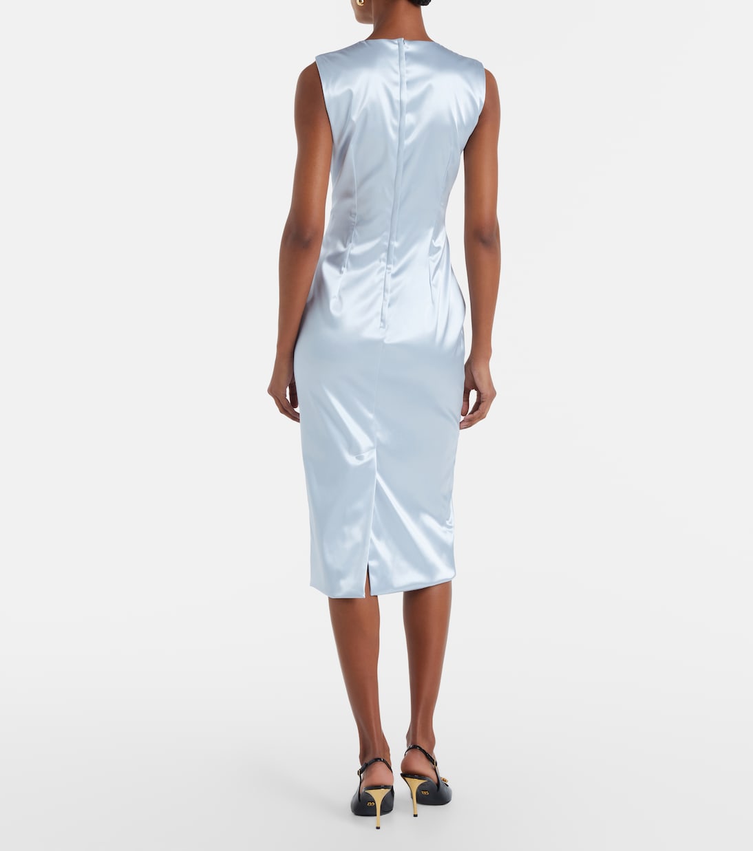 Robe midi en satin | Dolce&Gabbana