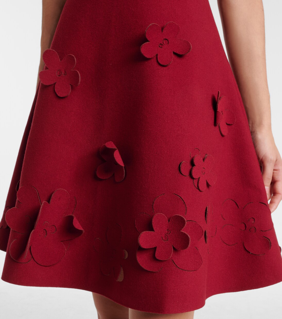 Floral knitted minidress | Oscar de la Renta