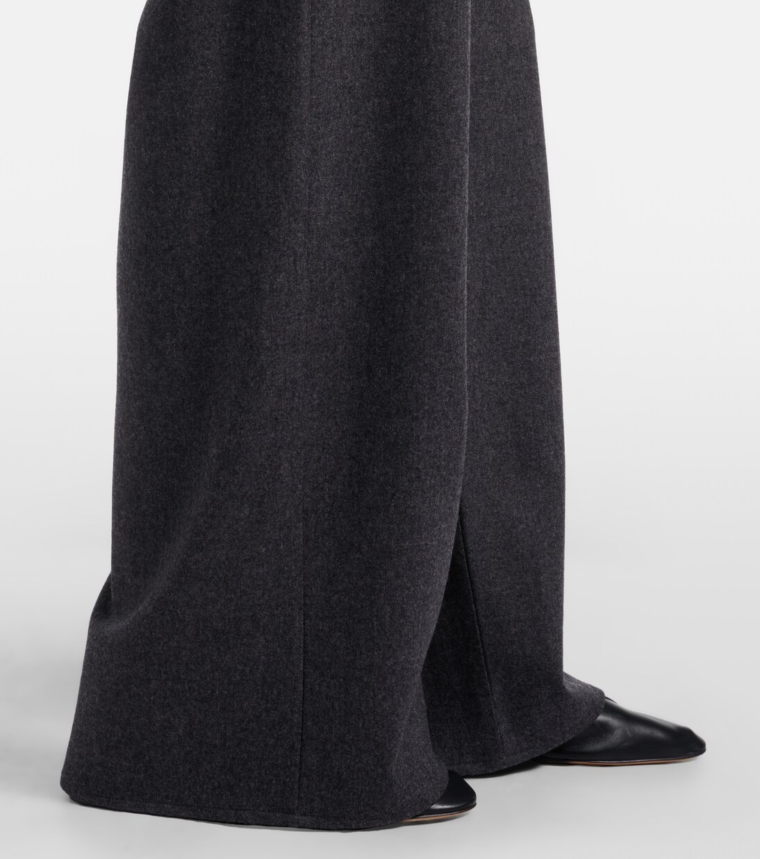 Austin wool and cashmere wide-leg pants | Asceno