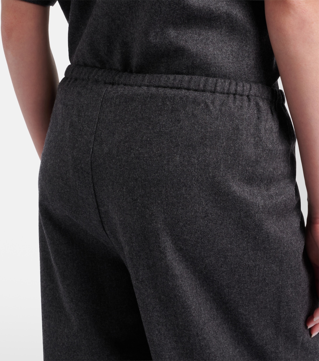 Austin wool and cashmere wide-leg pants | Asceno