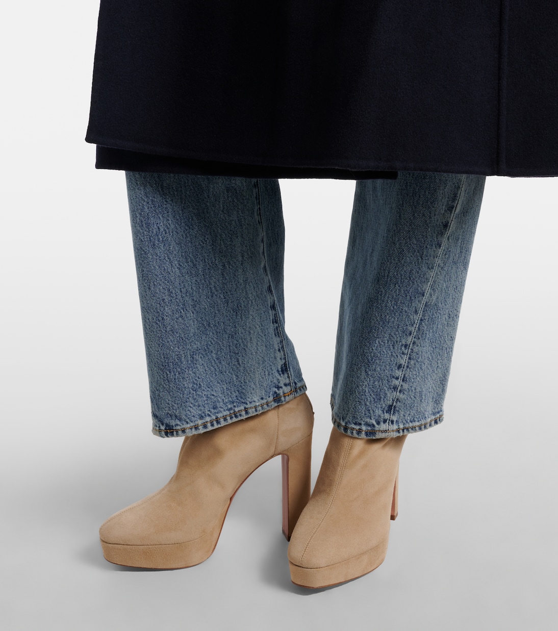 Bottines Martine 110 à plateau | Aquazzura