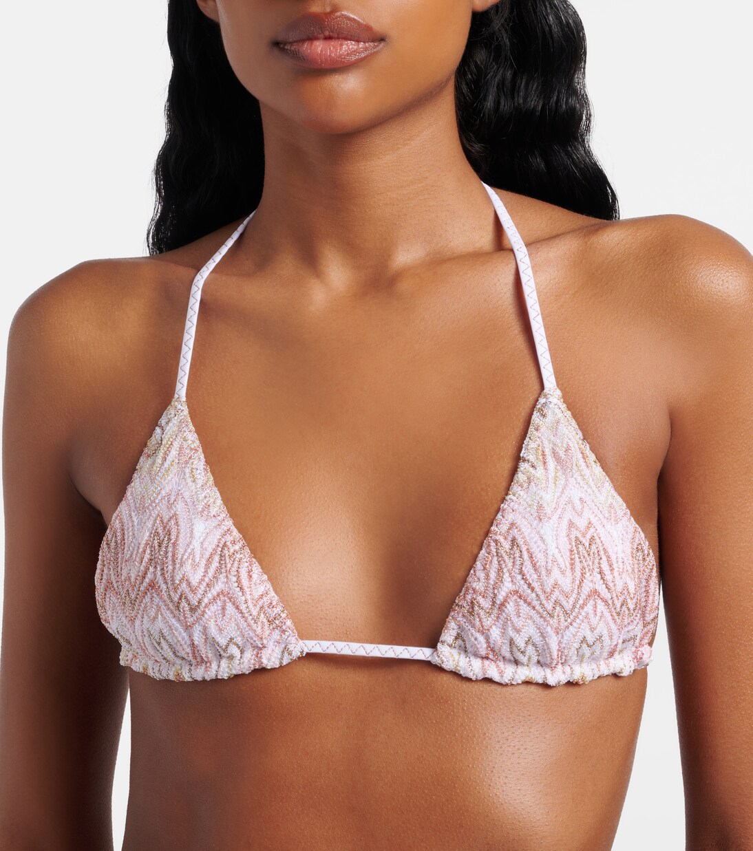 Bikini de lamé en zigzag | Missoni